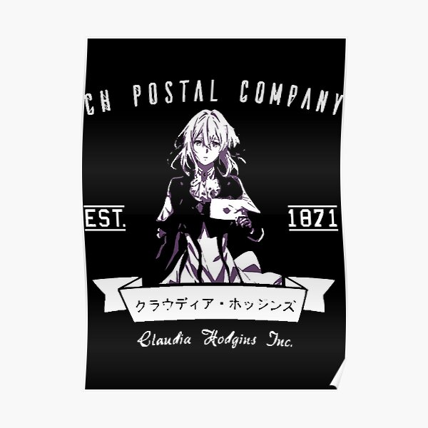 Violet Evergarden - CH Postal Company Anime Shirt  Poster RB0407 product Offical violet evergarden Merch